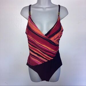 FantaSizer Wrap Style One Piece Swimsuit 12